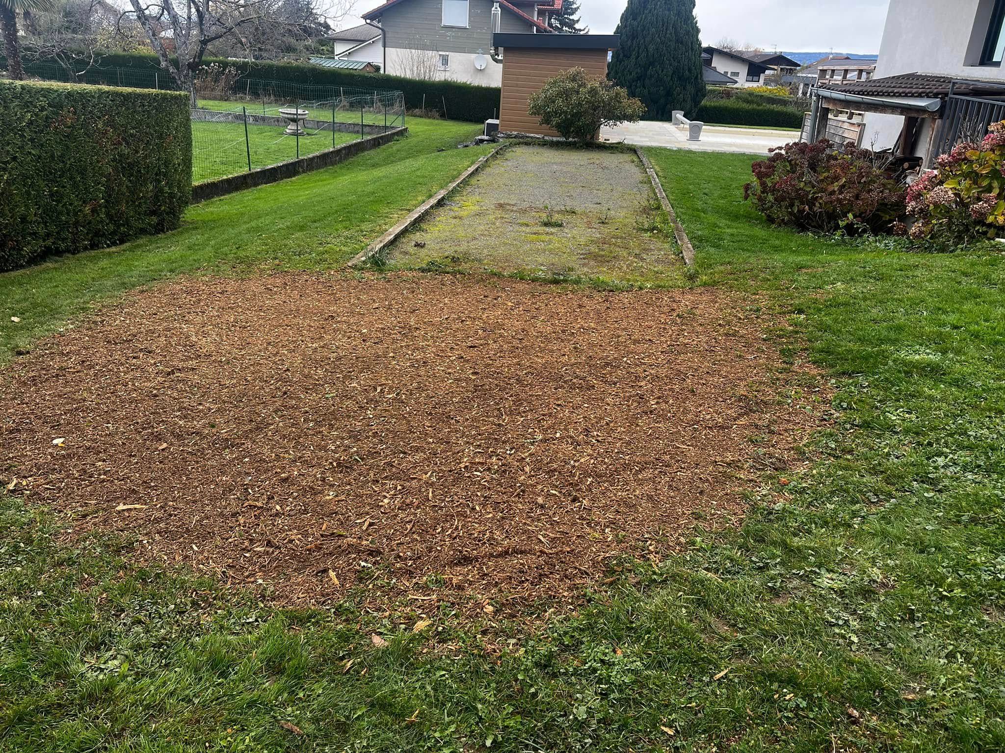 Rognage de souche à Neuvecelle