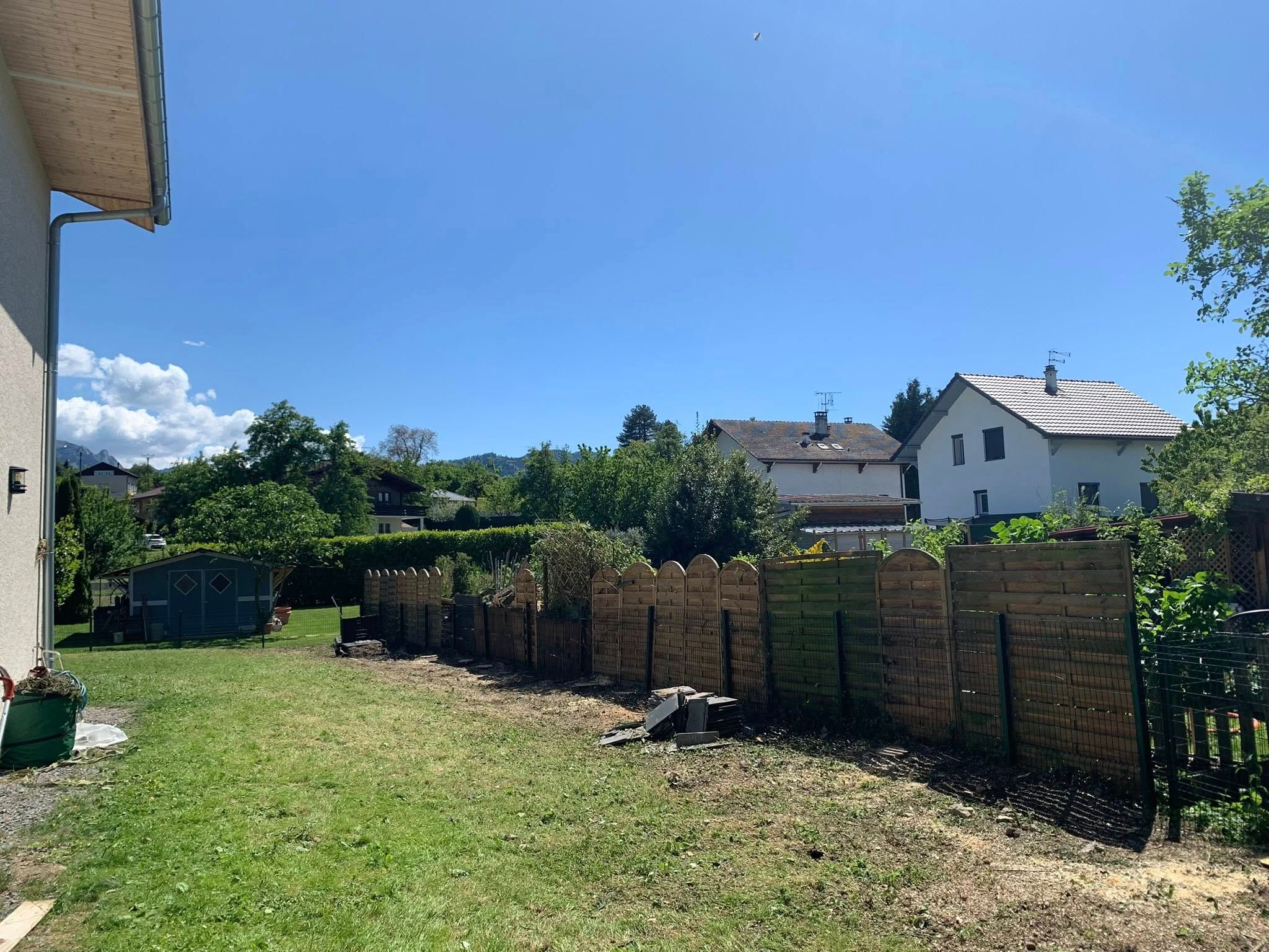 Abattage d'arbre à Champanges